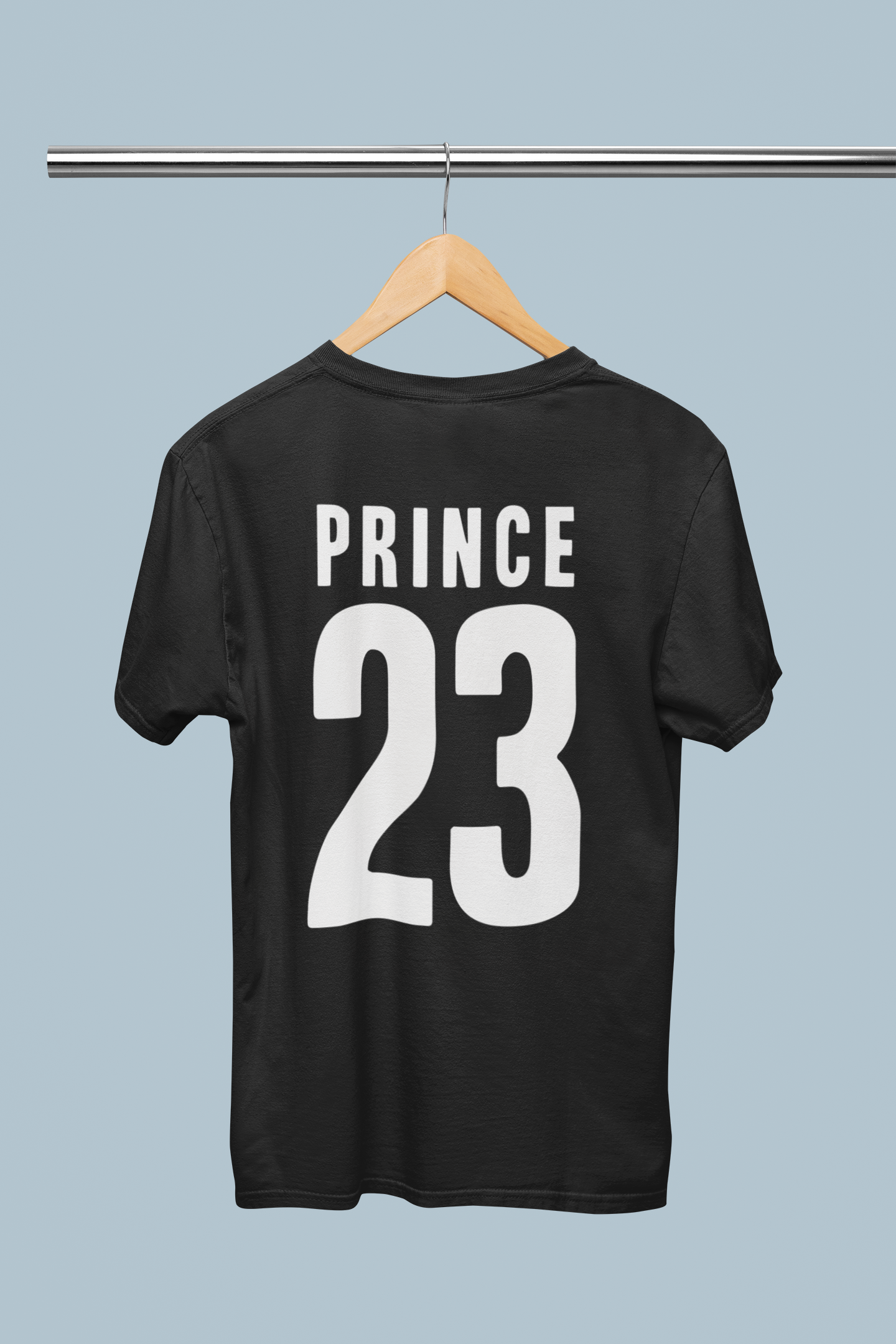 Design your own t-shirt with your own names and numbers King 01 Queen 01 couple shirts