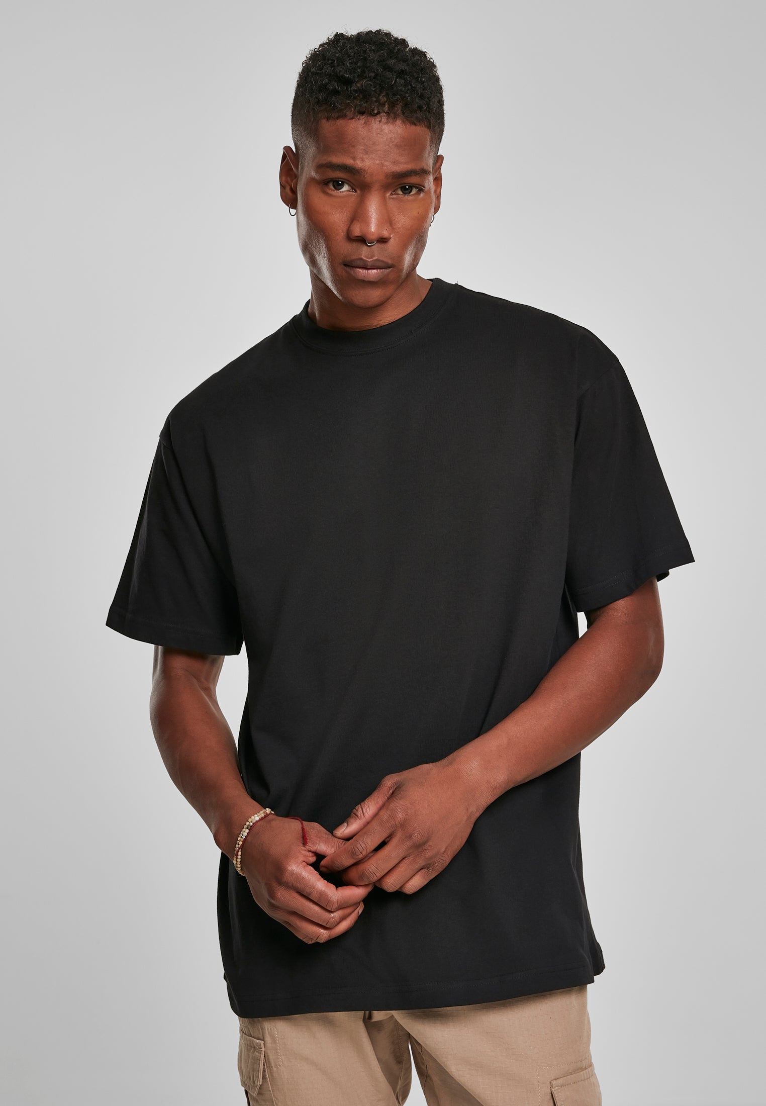 Dasué rounded Black Oversized T-Shirt