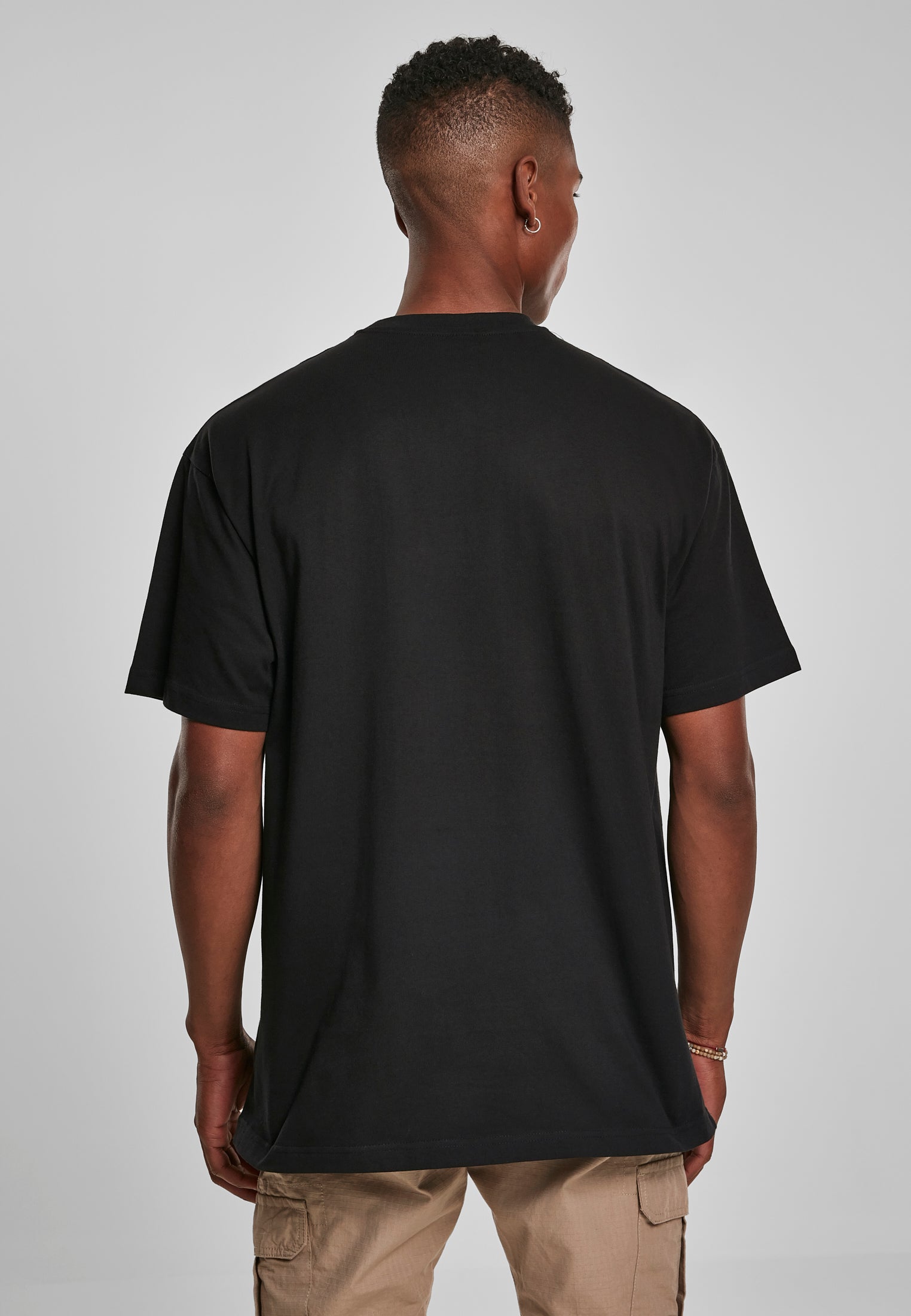 Schwarzes Oversize T-Shirt für Herren