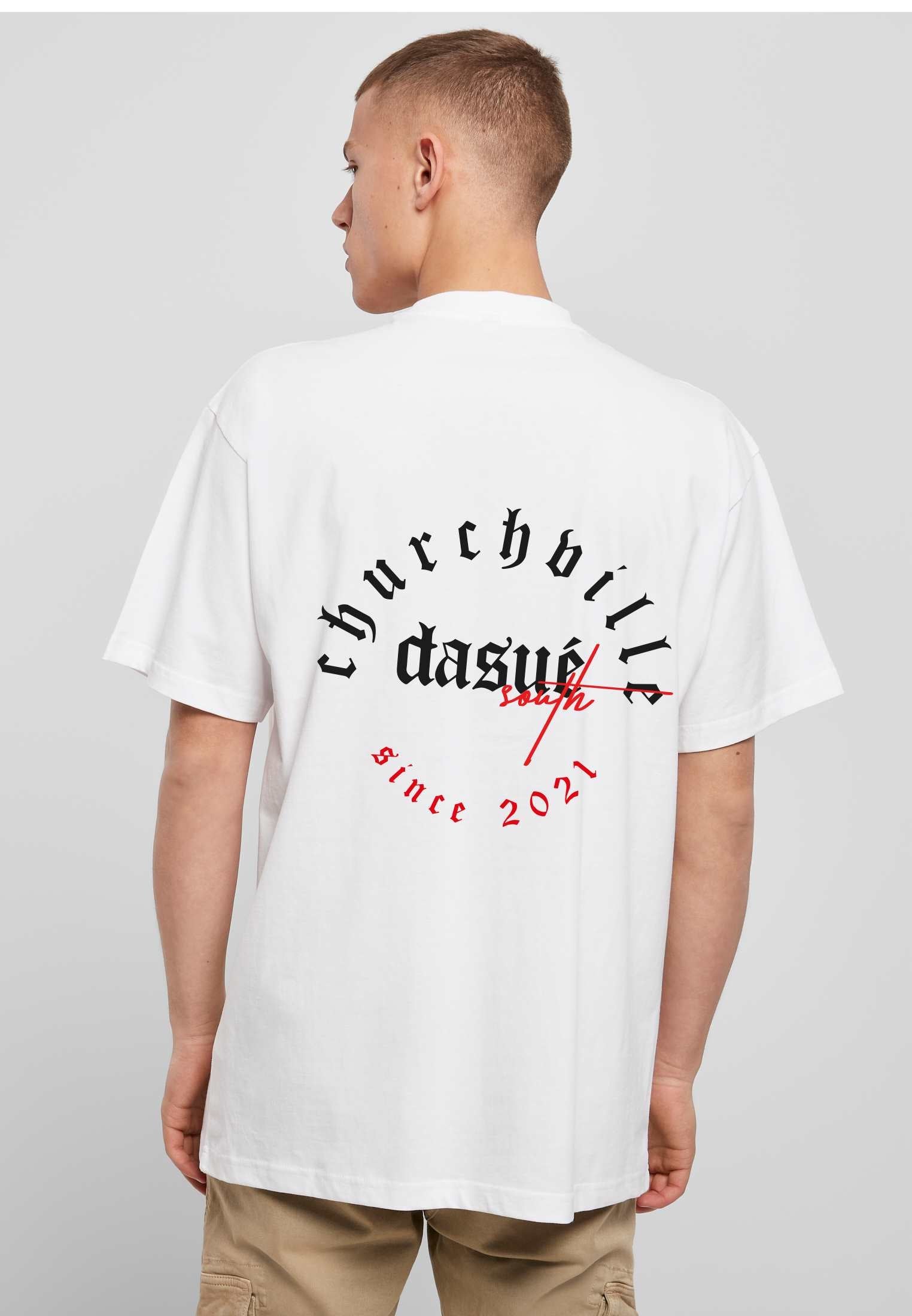 Dasué rounded White Oversized T-Shirt