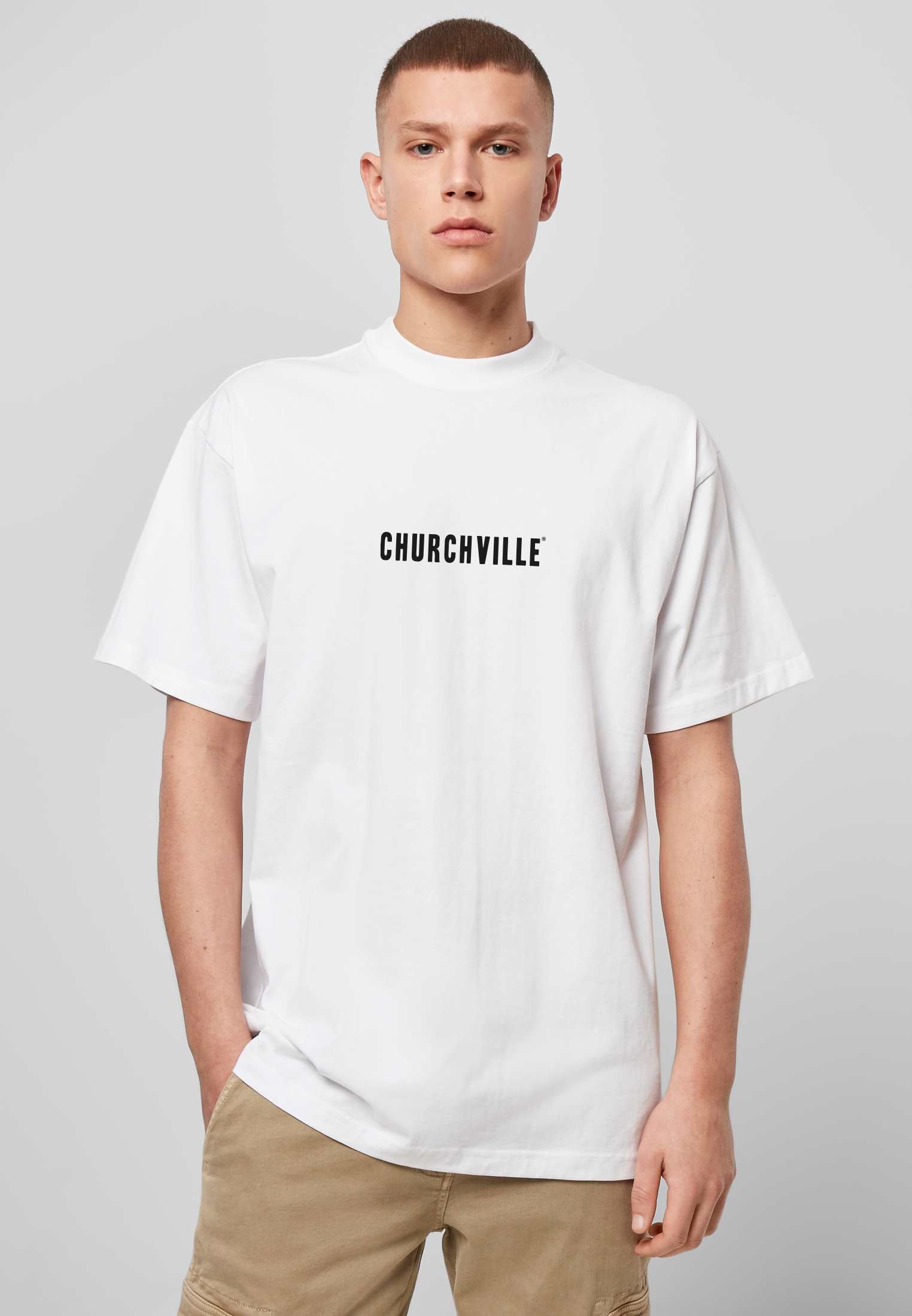 Straight White Oversized T-Shirt