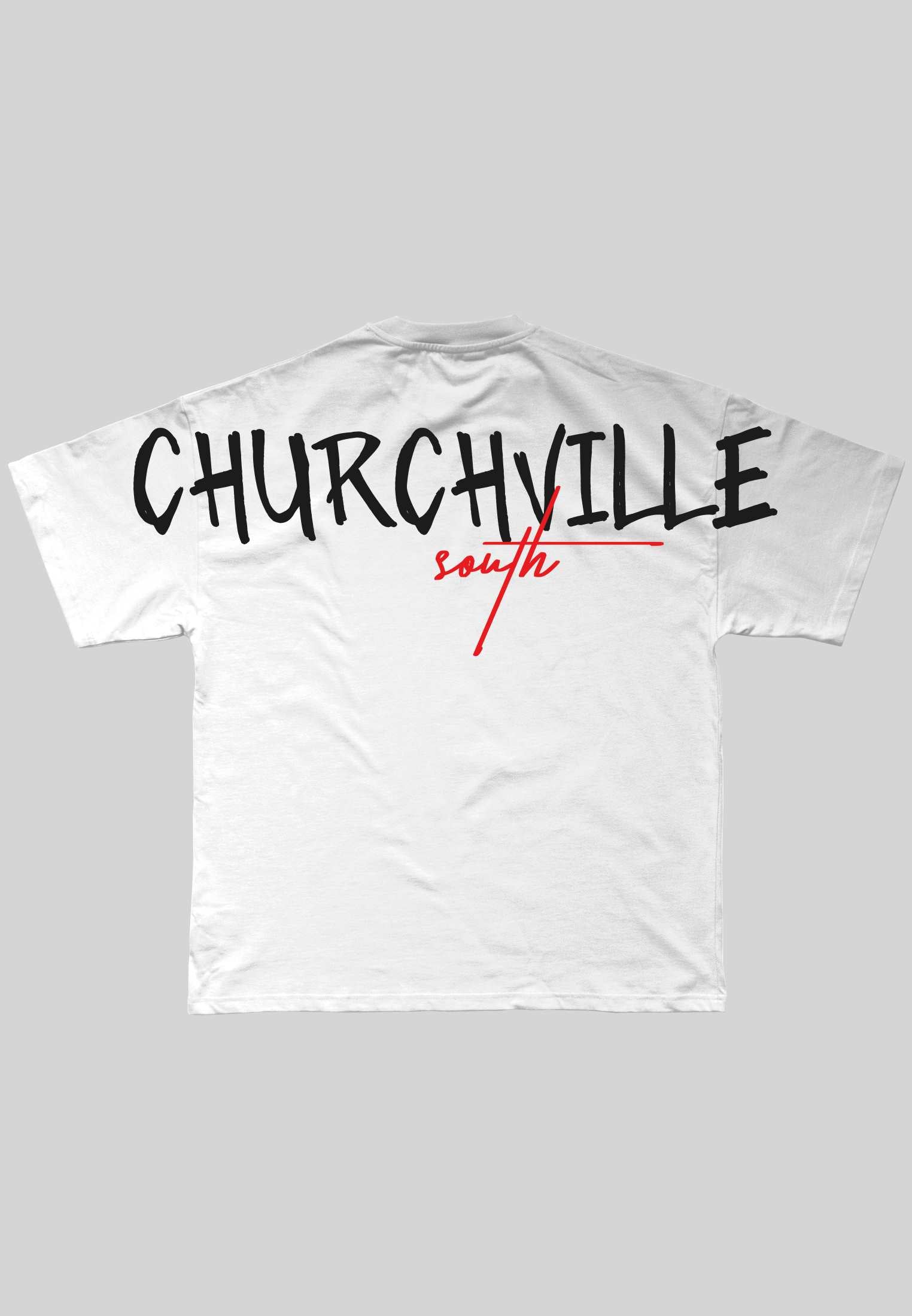 CV South White Oversized T-Shirt